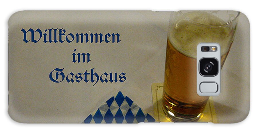 Munich Galaxy Case featuring the photograph Munchen Bier by Lin Grosvenor