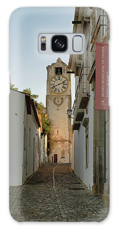 Tavira Galaxy Case featuring the photograph Museum Street in Tavira by Angelo DeVal