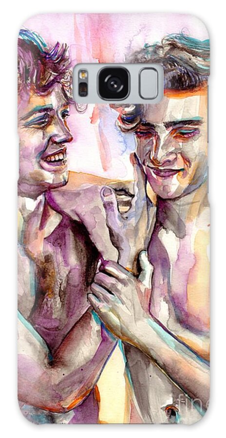 Gay Galaxy Case featuring the painting Music In Your Eyes by Suzann Sines