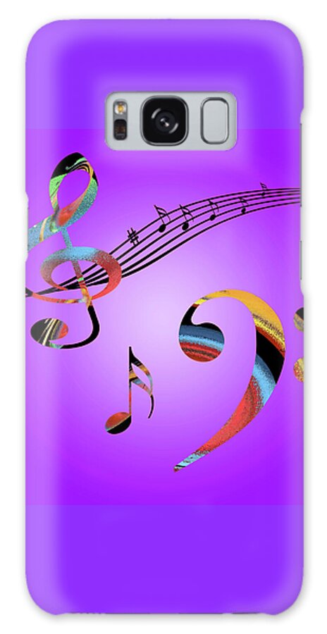 Music Galaxy Case featuring the digital art Musical Dreams by Gill Billington