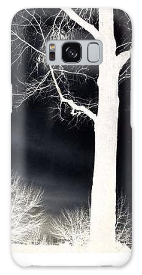 Tree Galaxy Case featuring the photograph Mystic Tree Nighttime by Denise F Fulmer