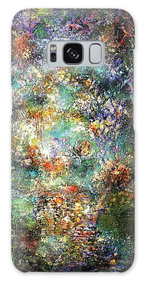 Landscape Galaxy Case featuring the painting Mystical Pathway by Patricia Lintner