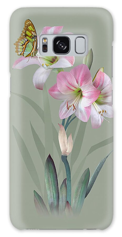 Flower Galaxy Case featuring the digital art Naked Lady by M Spadecaller