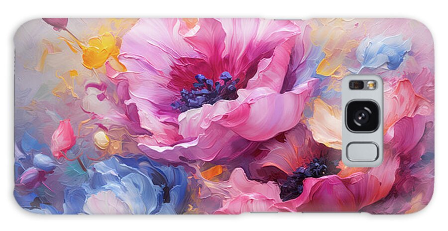Nature's Serenade Galaxy Case featuring the painting Nature's Serenade by Greg Collins