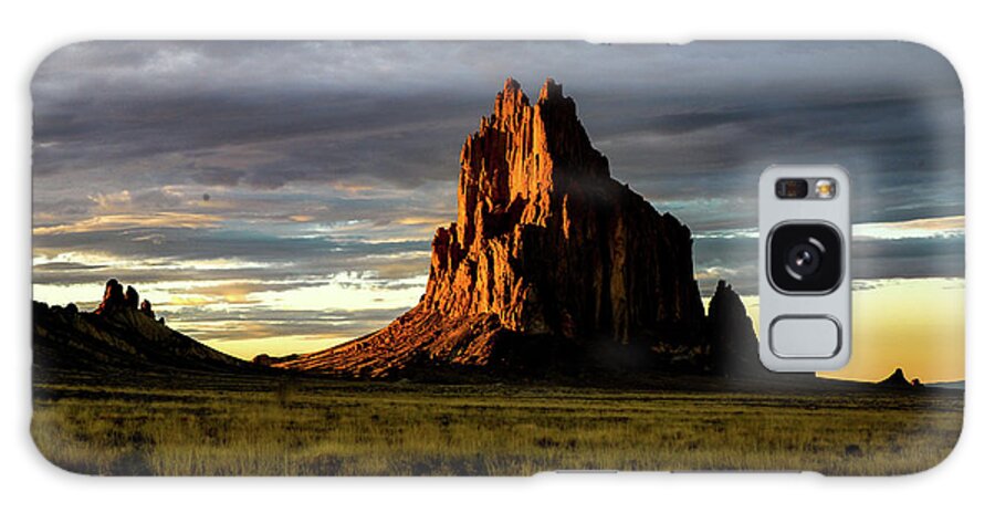 Navajo Galaxy Case featuring the photograph Navajo Nation - Ship Rock, New Mexico by Earth And Spirit