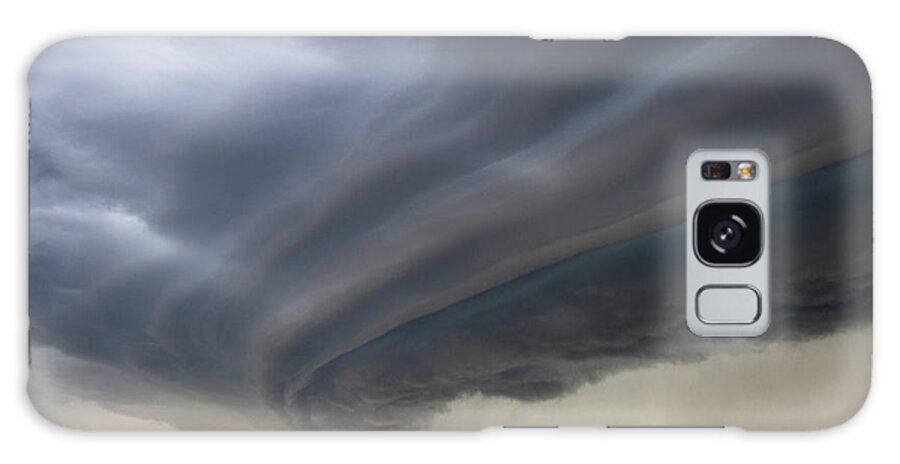 Nebraskasc Galaxy Case featuring the photograph Nebraska Shelf Cloud Madness 022 by Dale Kaminski