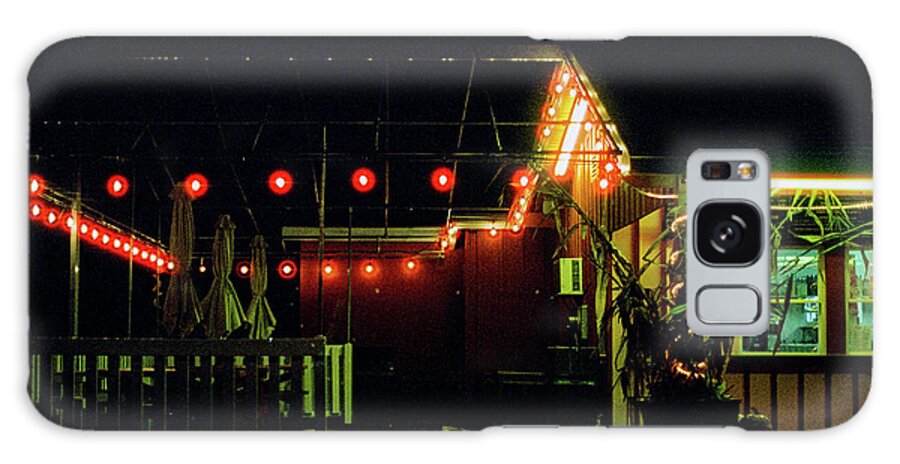 Michael Darling Galaxy Case featuring the photograph Neon BBQ by Michael Darling