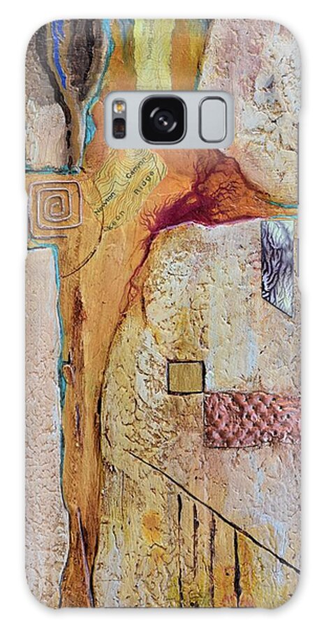 Mixed Media Galaxy Case featuring the mixed media Newton Canyon by Jeff Sartain