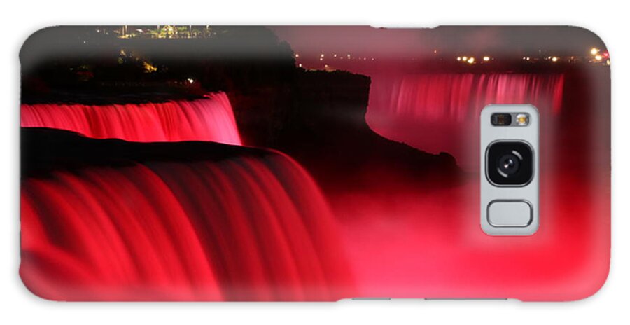 Niagara Falls Ny Galaxy Case featuring the photograph Niagara Falls in PiNK by Tony Lee