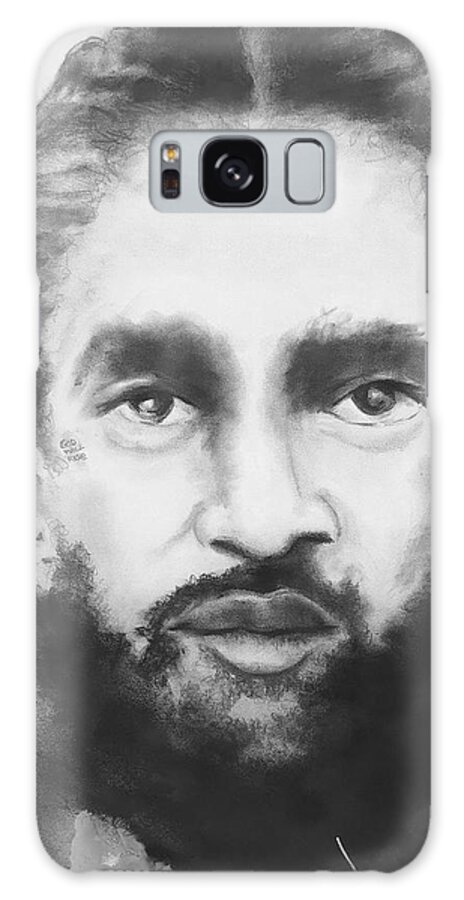  Galaxy Case featuring the drawing Nipsey by Angie ONeal