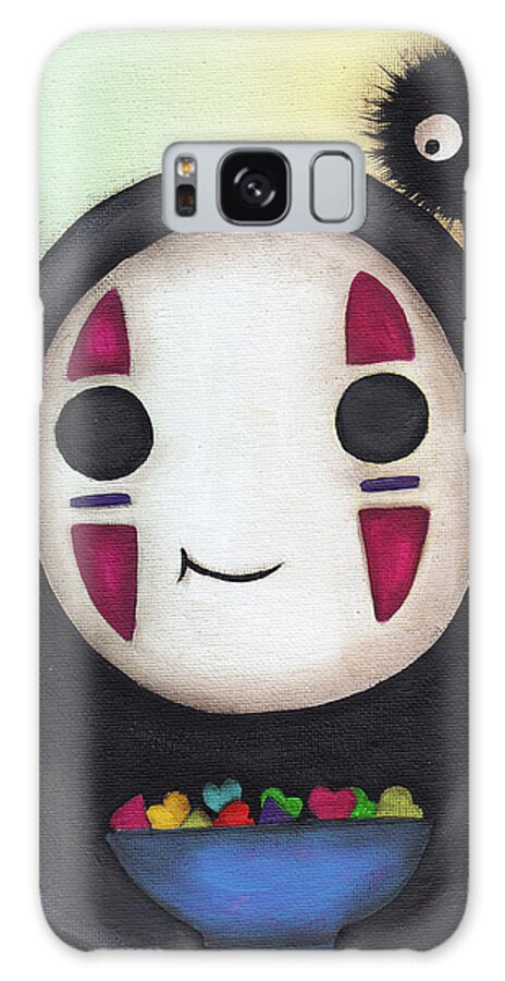 No Face Galaxy S8 Case featuring the painting No Face Offering by Abril Andrade