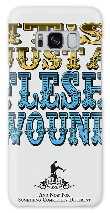 Parrot Galaxy Case featuring the digital art No02 My Silly Quote Poster by Chungkong Art