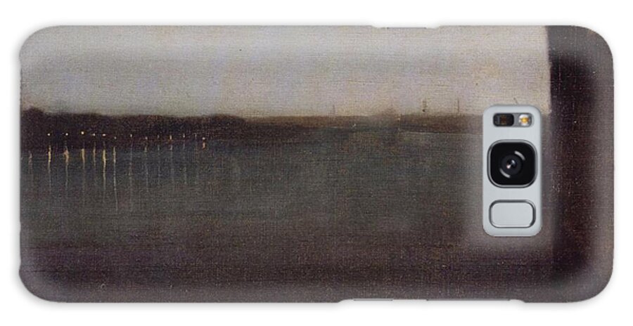 Westminster Galaxy Case featuring the painting Nocturne in Gray and Gold, Westminster Bridge by James McNeill Whistler