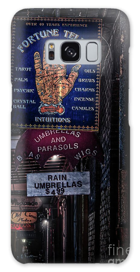 New Orleans Galaxy Case featuring the photograph NOLA Fortune Teller #2 by Jarrod Erbe