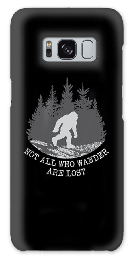 Bigfoot Galaxy Case featuring the digital art Not All Who Wander Lost by Mooon Tees