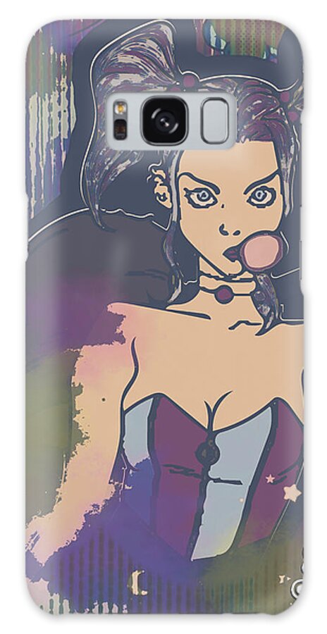 Daddy Galaxy Case featuring the digital art Not Your Babydoll by Christina Rick