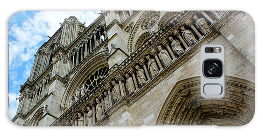 Paris Galaxy Case featuring the photograph Notre Dame by Wilko van de Kamp Fine Photo Art