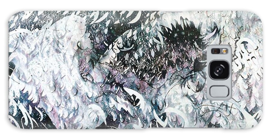 Abstract Galaxy Case featuring the painting Nouvelle Vague Painting abstract art painting by N Akkash