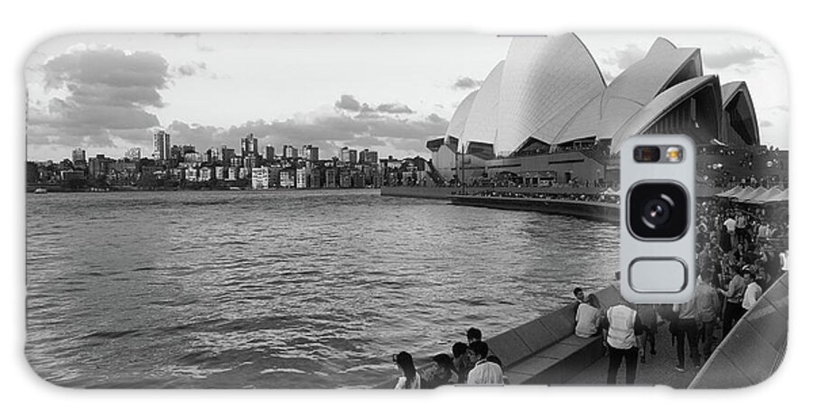 Australia Galaxy Case featuring the photograph Now a Fond Memory in Black and White by Calvin Boyer