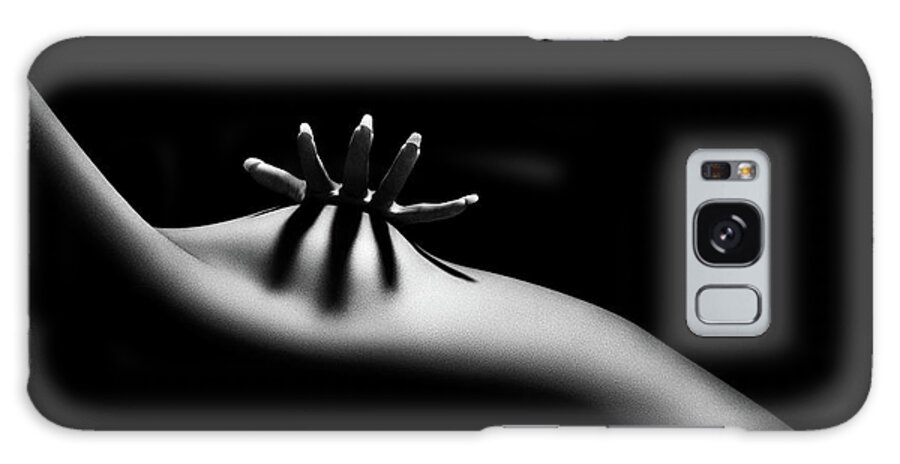 Woman Galaxy Case featuring the photograph Nude woman bodyscape 11 by Johan Swanepoel