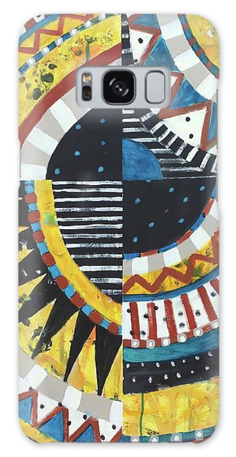 Pattern Galaxy Case featuring the painting Number 20 by Cyndie Katz