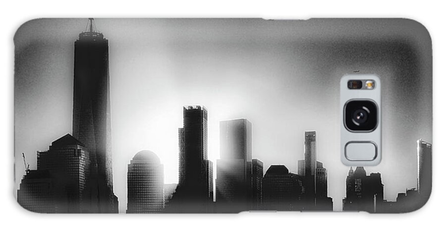 Nyc Galaxy Case featuring the photograph NYC Ghostly Silhouette by Alina Oswald