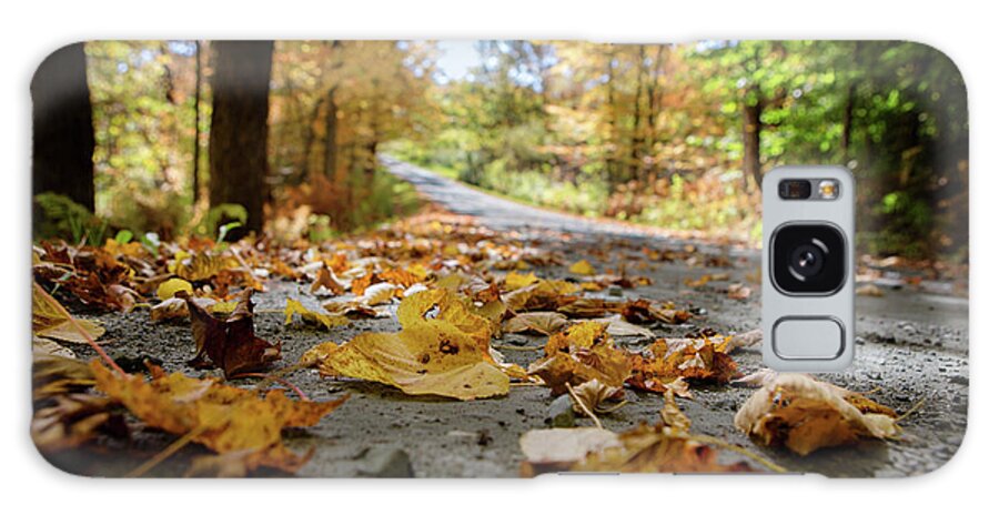 Autumn Galaxy Case featuring the photograph October Road by Carolyn Ann Ryan
