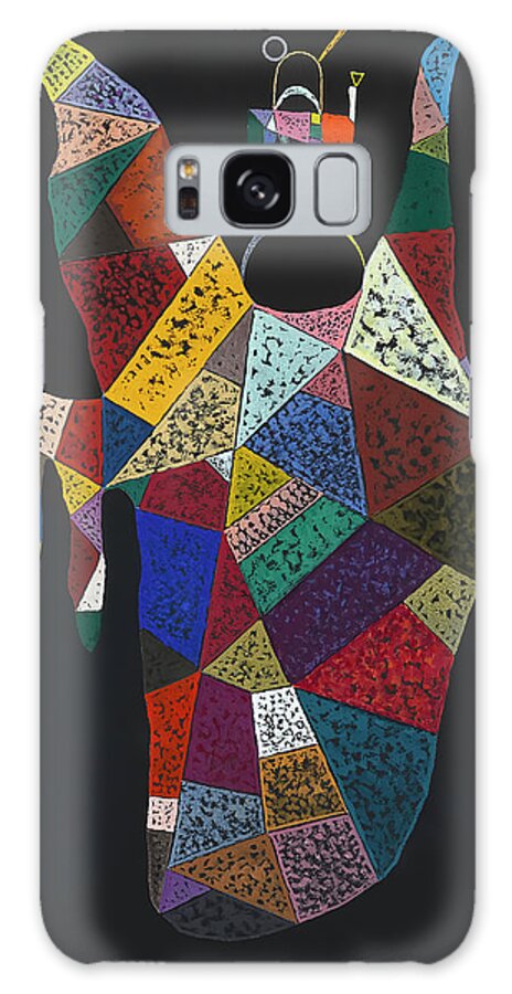 Painting Galaxy Case featuring the painting Ohnetitel by Wassily kandinsky