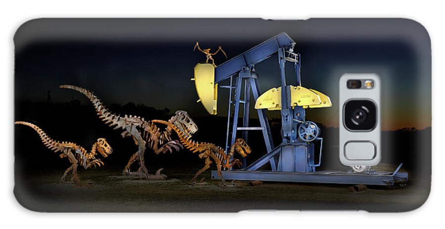 Drilling Galaxy Case featuring the photograph Oil-The Legacy of Time by Steve Templeton