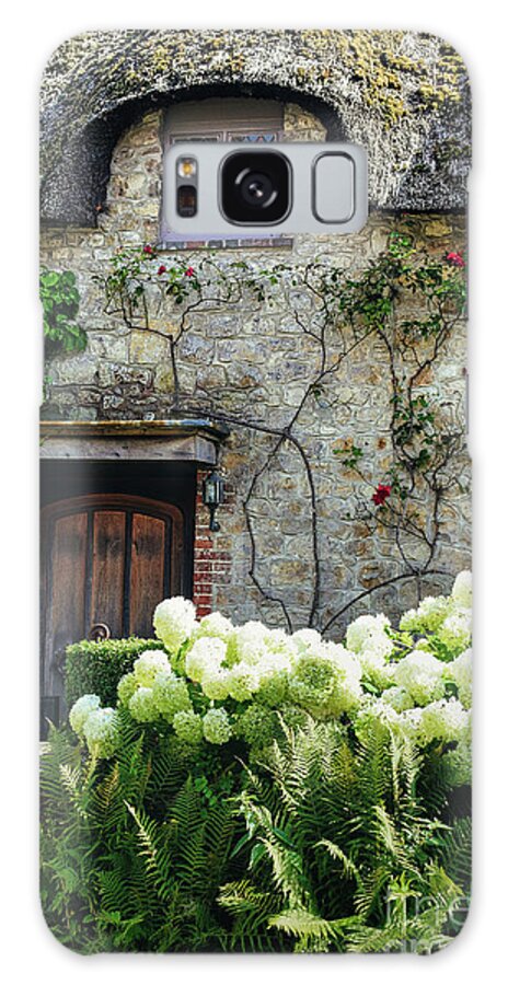 Thatched Galaxy Case featuring the photograph Old English Thatched Cottage by Abigail Diane Photography