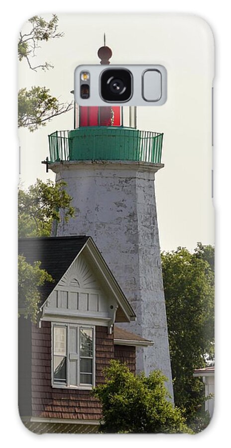 Architecture Galaxy Case featuring the photograph Old Point Comfort Lighthouse by Liza Eckardt