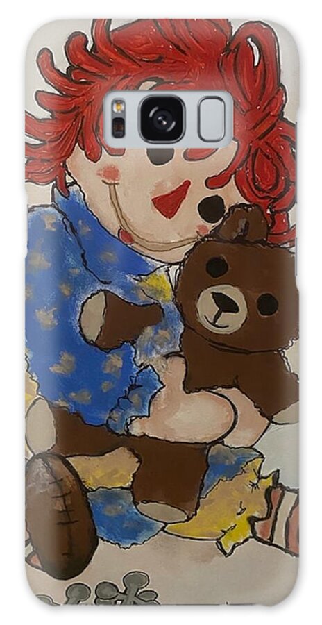  Galaxy S8 Case featuring the painting Ole School by Angie ONeal