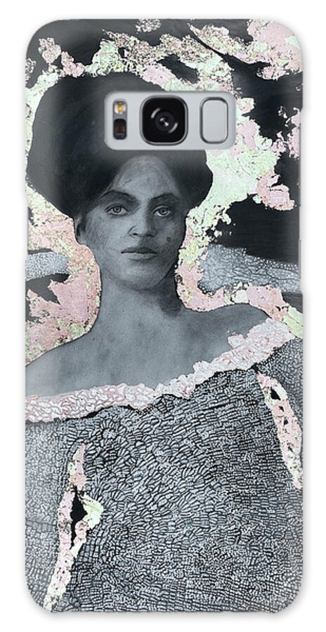 Women Artist Galaxy Case featuring the drawing Olivia by Nadija Armusik
