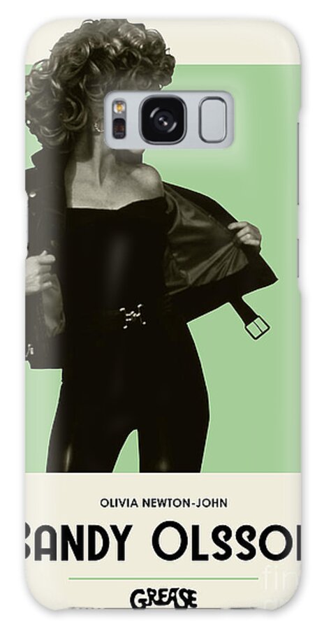 Movie Poster Galaxy Case featuring the digital art Olivia Newton John Grease by Bo Kev