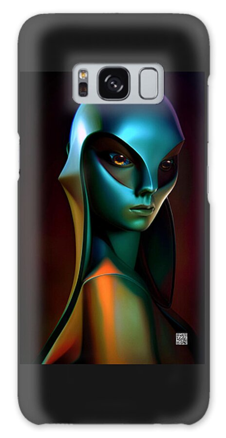 Omni Galaxy S8 Case featuring the digital art Omni by Rafael Salazar