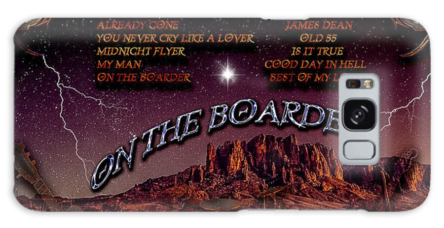 On The Border Galaxy Case featuring the digital art On The Border by Michael Damiani