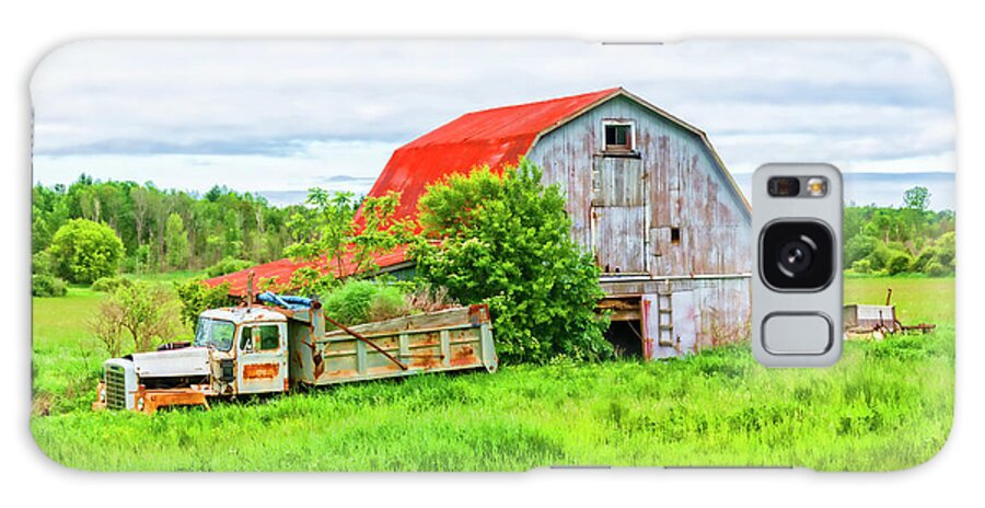 Canada Galaxy Case featuring the photograph On The Farm by Lenore Locken