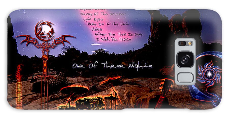 One Of These Nights Galaxy Case featuring the digital art One Of These Nights by Michael Damiani