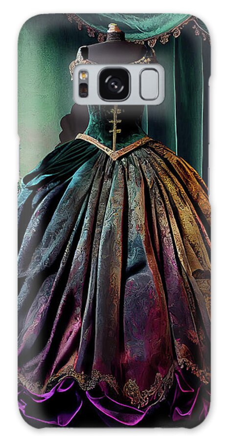 Victorian Dresses Galaxy Case featuring the painting Opening NIght II by Mindy Sommers