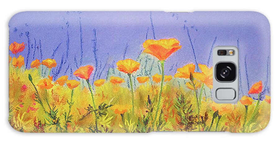 Pastel Galaxy Case featuring the painting Orange Poppies by Anne Marie Brown