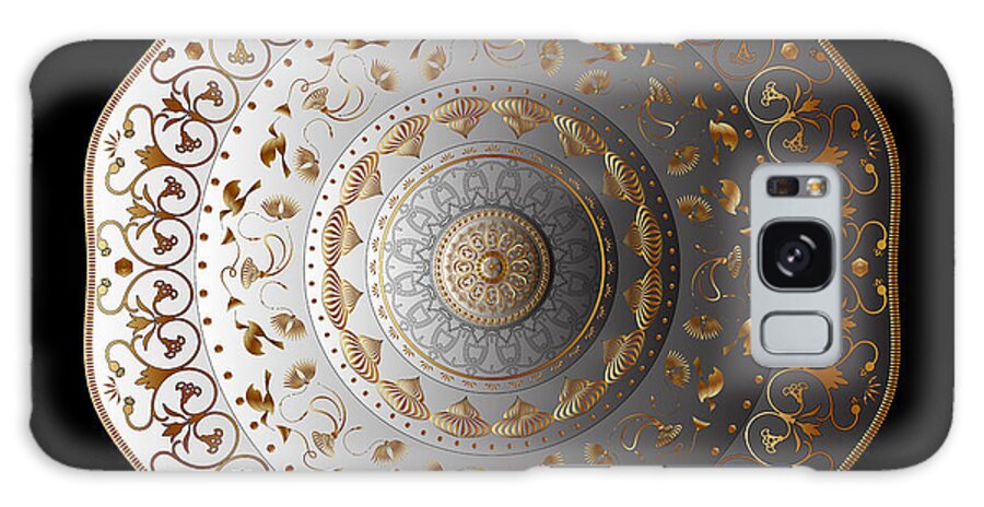Mandala Galaxy Case featuring the digital art Ornativo Vero Circulus No 4205 by Alan Bennington