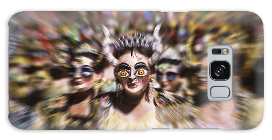 Oruro Carnival Galaxy Case featuring the photograph China Supay Dance Trip Oruro Carnival Bolivia by James Brunker
