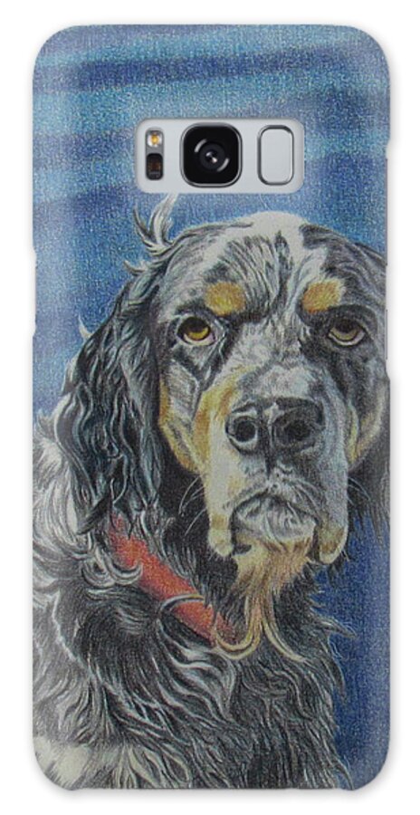 Dog Galaxy Case featuring the drawing Out Boating by Kelly Speros