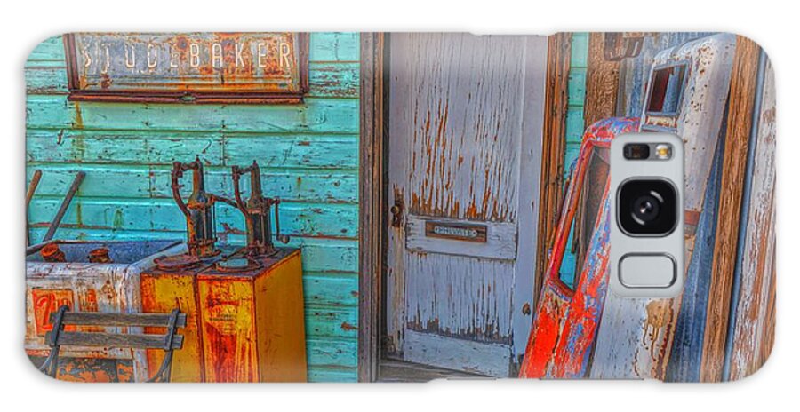  Galaxy Case featuring the photograph Outside the Door by Rodney Lee Williams