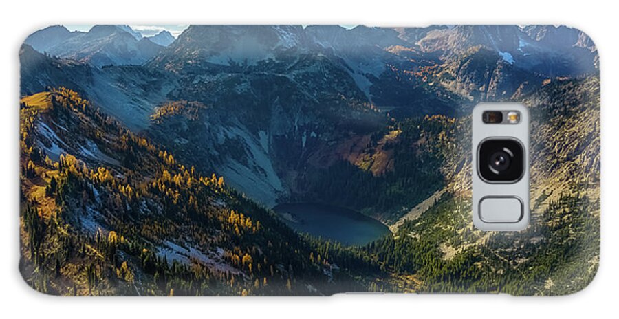 North Cascades Galaxy Case featuring the photograph Over the North Cascades Heather Maple Pass Loop by Mike Reid
