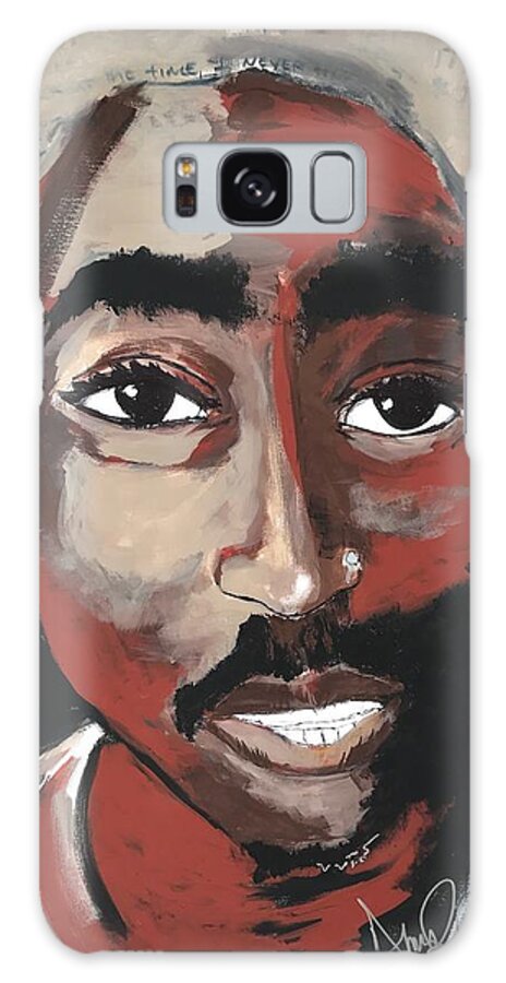  Galaxy S8 Case featuring the painting Pac by Angie ONeal