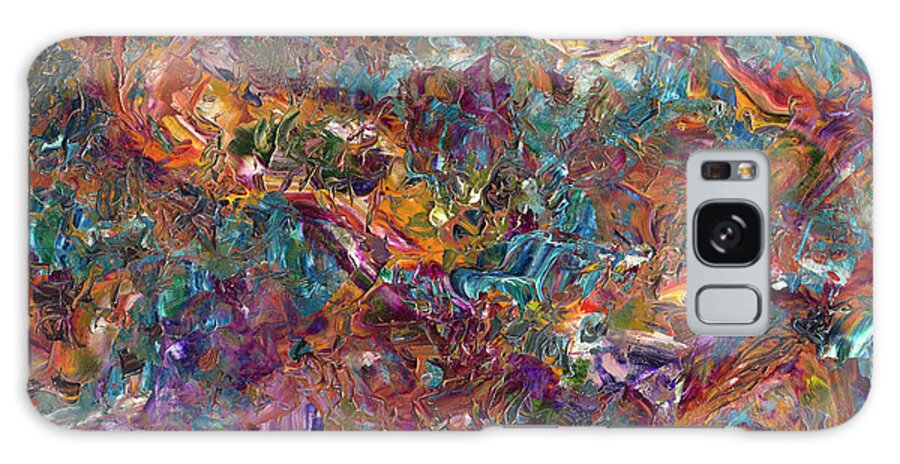 Abstract Galaxy Case featuring the painting Paint number 16 by James W Johnson