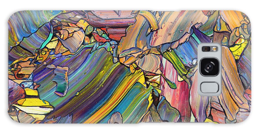 Painterly Galaxy Case featuring the painting Paint number 64 by James W Johnson