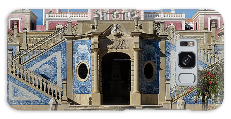 Estoi Palace Galaxy Case featuring the photograph Palacio de Estoi front view by Angelo DeVal