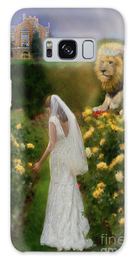 Bride Galaxy Case featuring the digital art Paradise Garden by Constance Woods